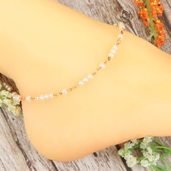 "Dainty Anklet for Women – Elegant Everyday Jewelry & Perfect Gift | MLCRC1472 - Picture 3 of 10